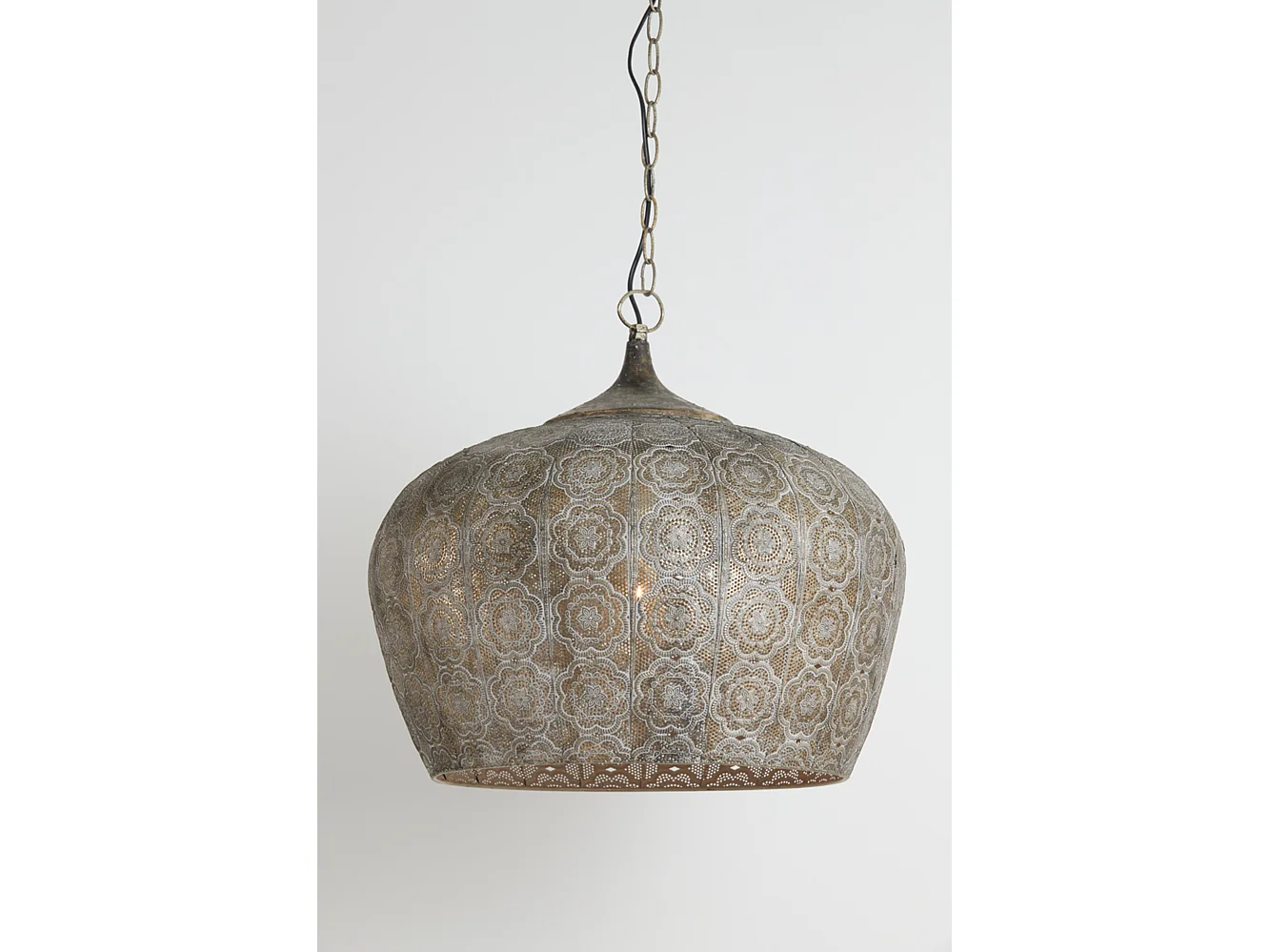 Hanglamp EMINE - Ø51.5x46cm - Bruin