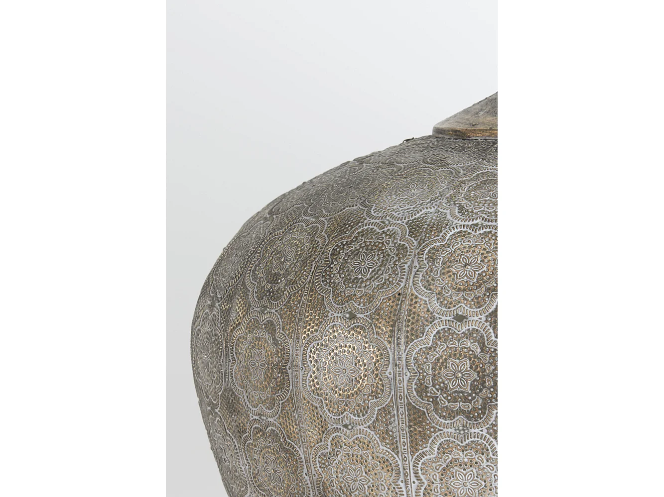 Hanglamp EMINE - Ø51.5x46cm - Bruin