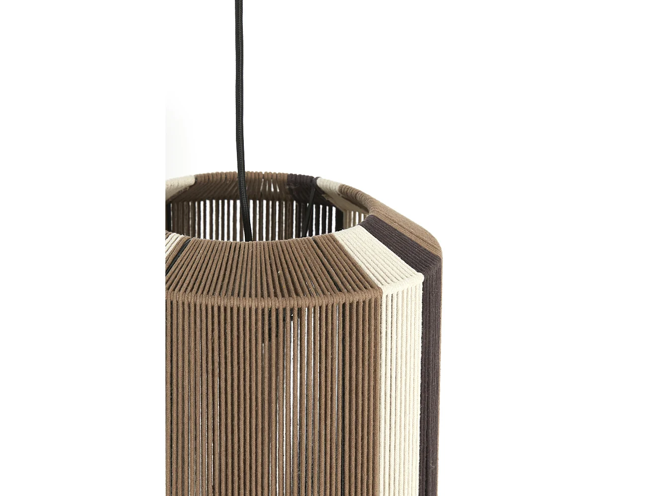 Suspension KOZANA - Ø30x46cm - Marron