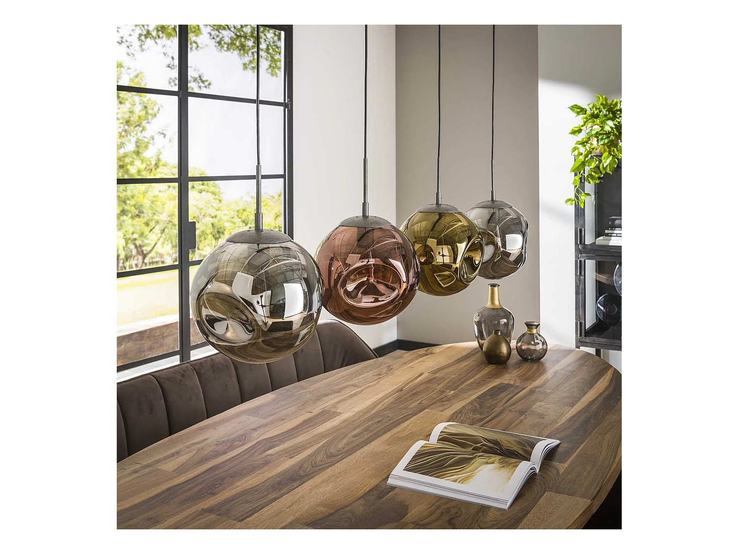 Suspension 4L stellaire / Argent vieilli