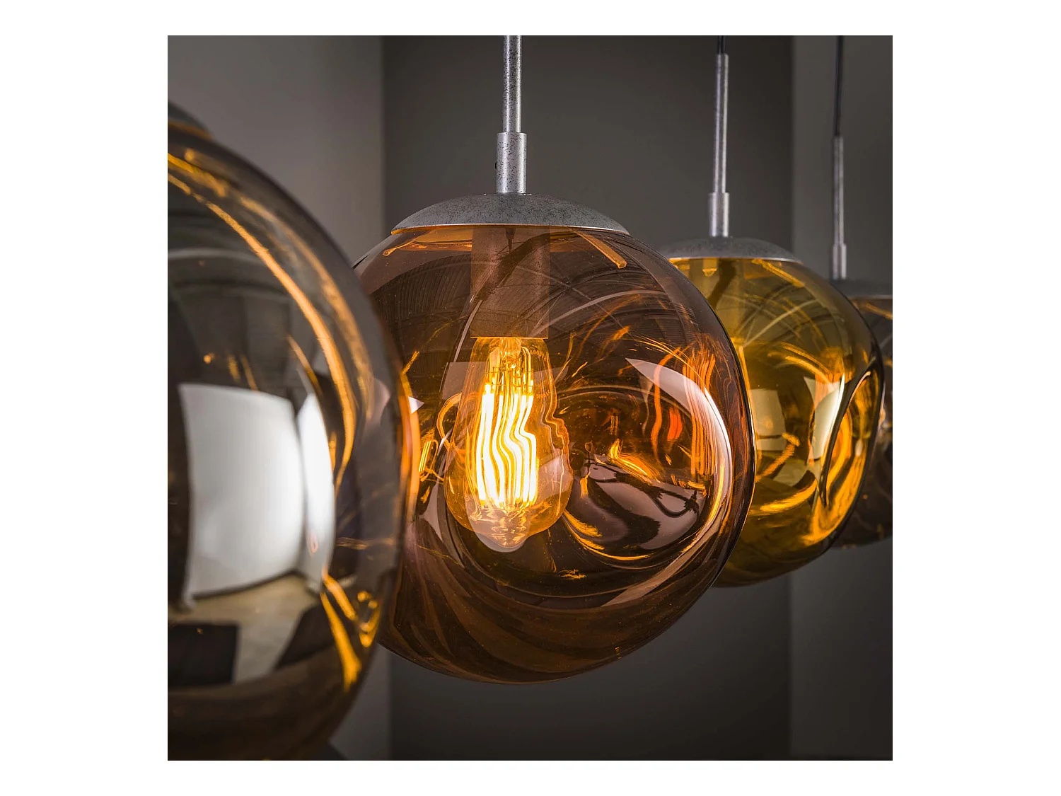 Suspension 4L stellaire / Argent vieilli