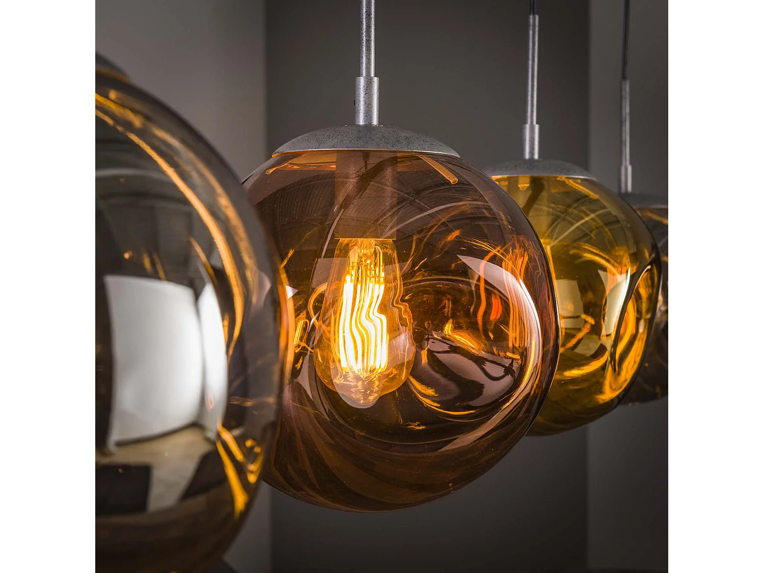 Suspension 4L stellaire / Argent vieilli