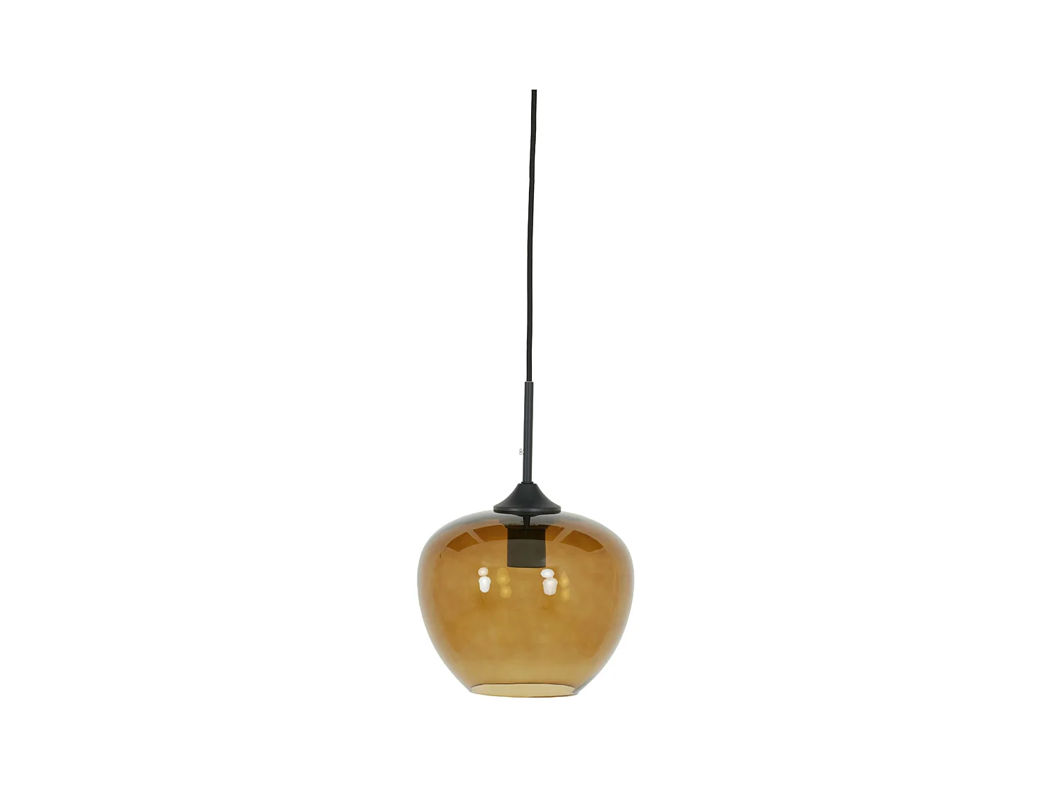 Lámpara colgante MAYSON - Ø23x18cm - Marrón