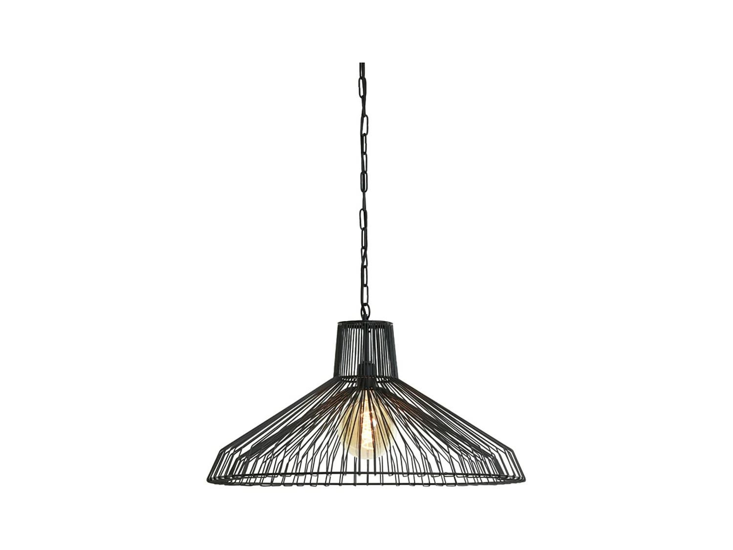 Suspension KASPER - Ø65x37cm - Noir