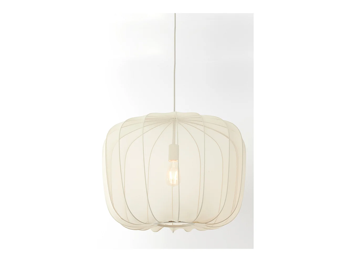Pendelleuchte PLUMERIA - Ø60x45cm - Beige