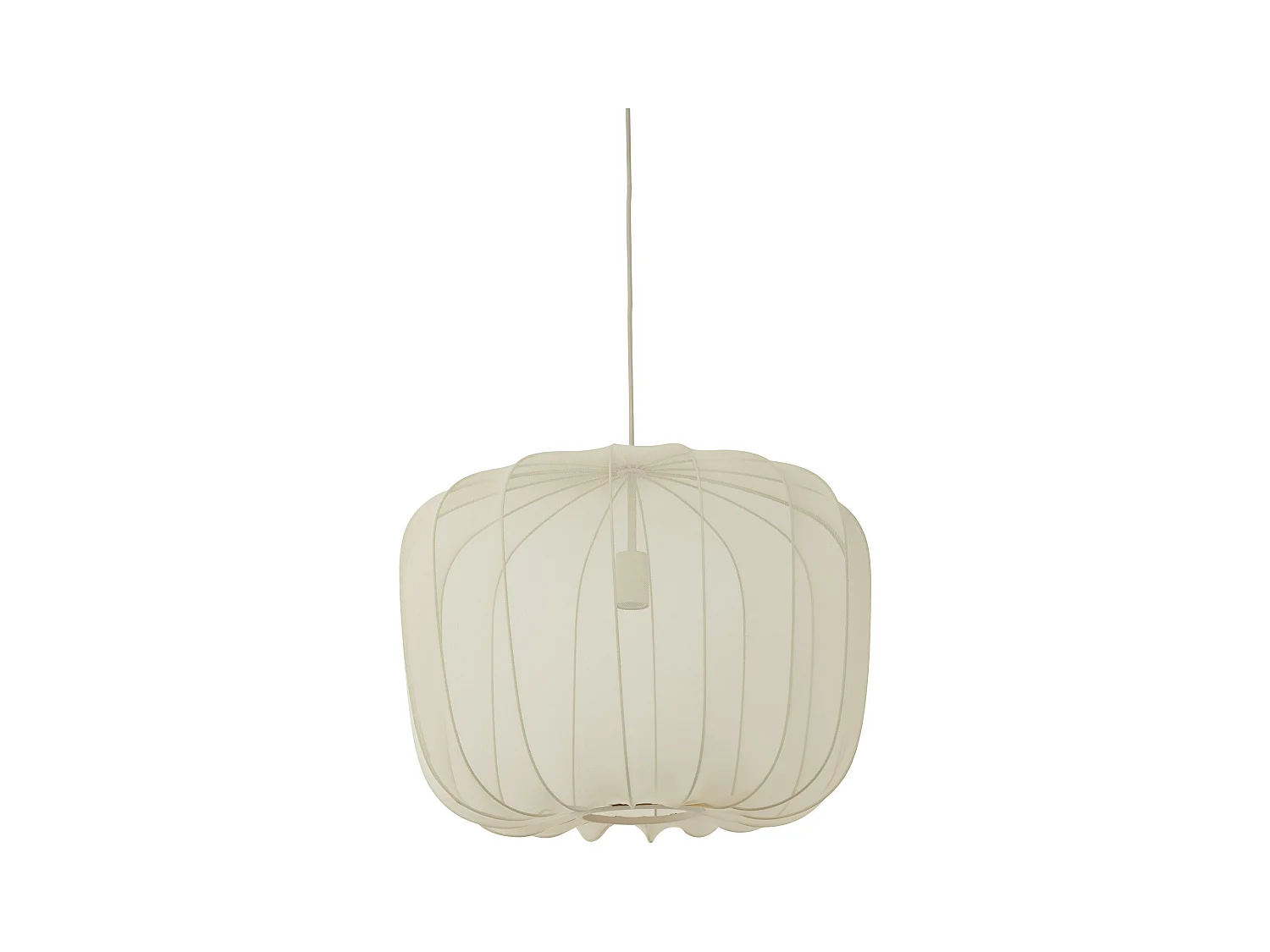 Suspension PLUMERIA - Ø60x45cm - Beige