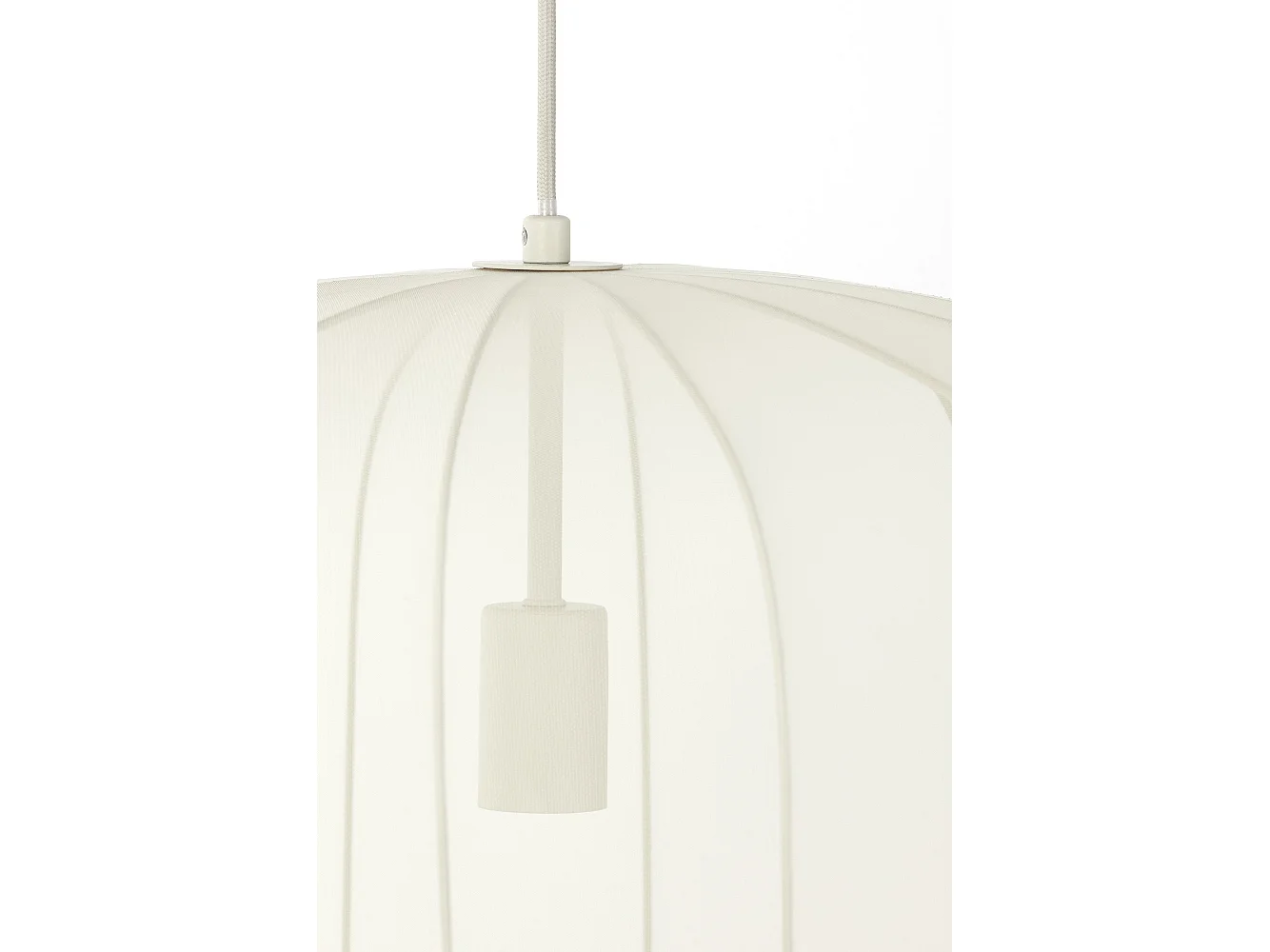 Suspension PLUMERIA - Ø60x45cm - Beige