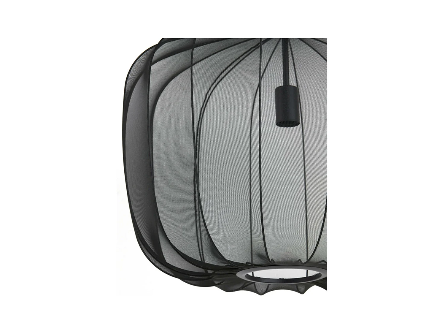 Suspension PLUMERIA - Ø60x45cm - Noir