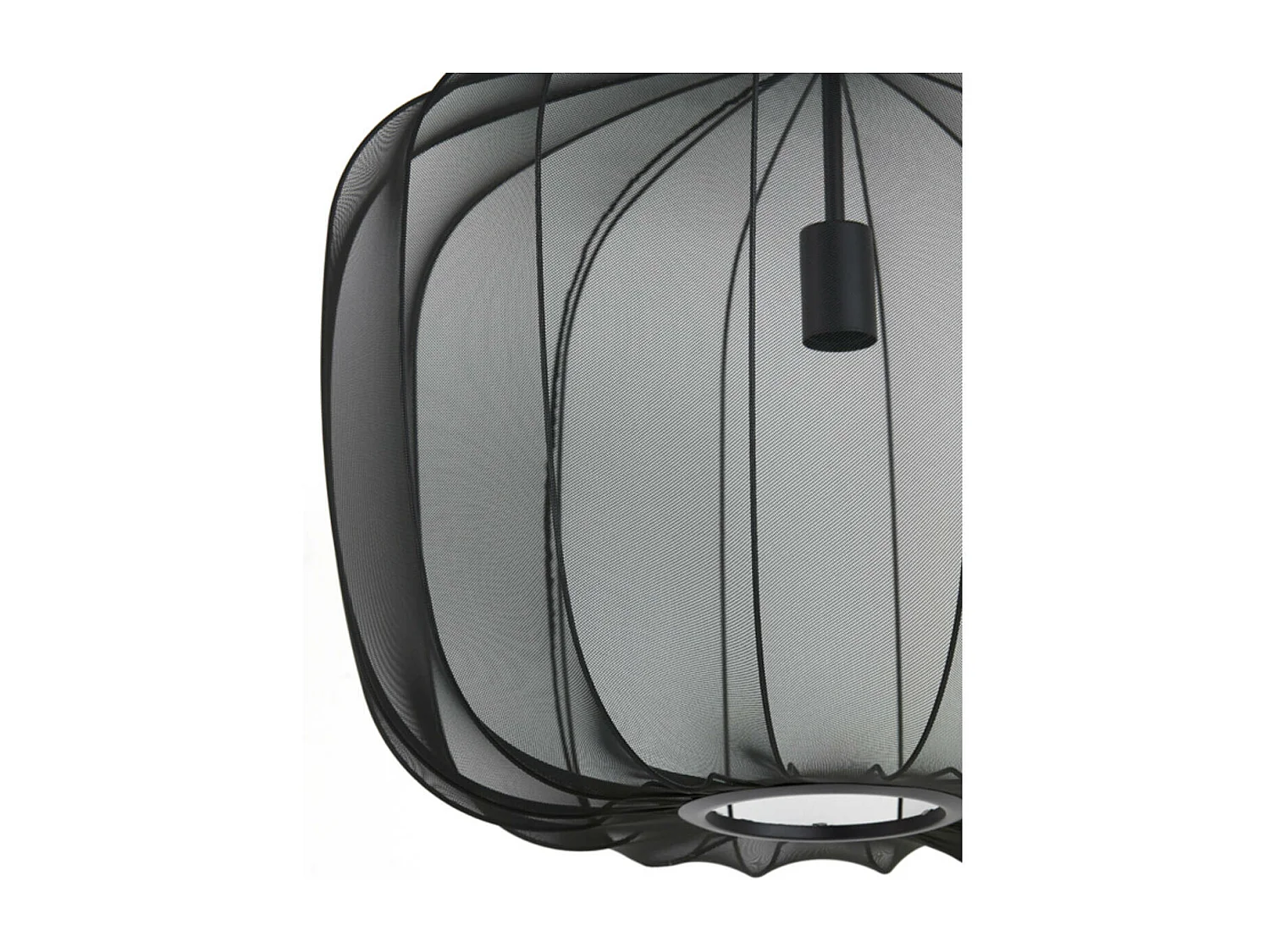 Hanglamp PLUMERIA - Ø60x45cm - Zwart