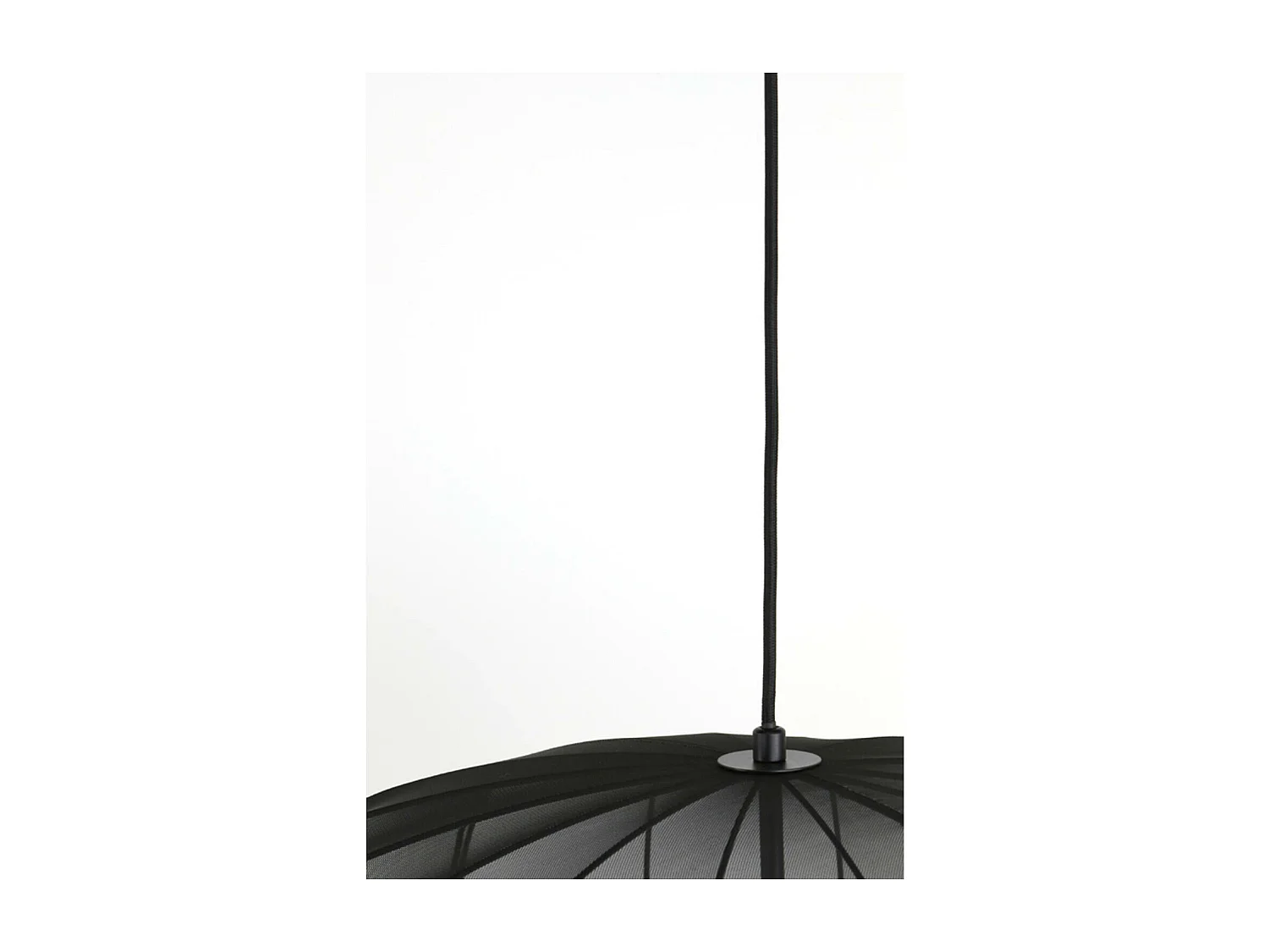 Hanglamp PLUMERIA - Ø60x45cm - Zwart