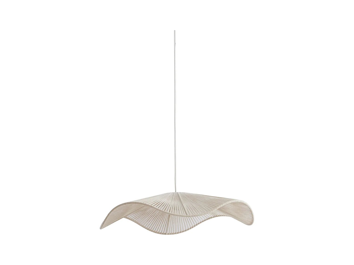 Suspension RAFA - Ø70x15cm - Blanc
