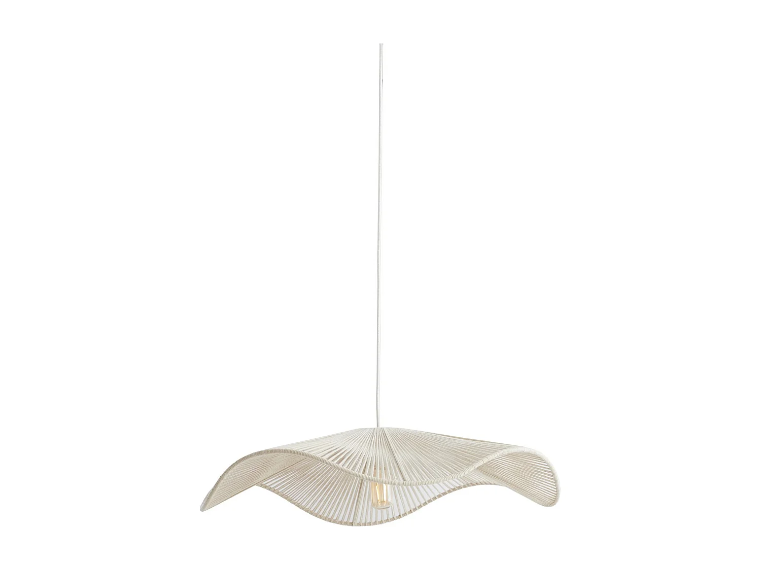 Hanglamp RAFA - Ø70x15cm - Wit