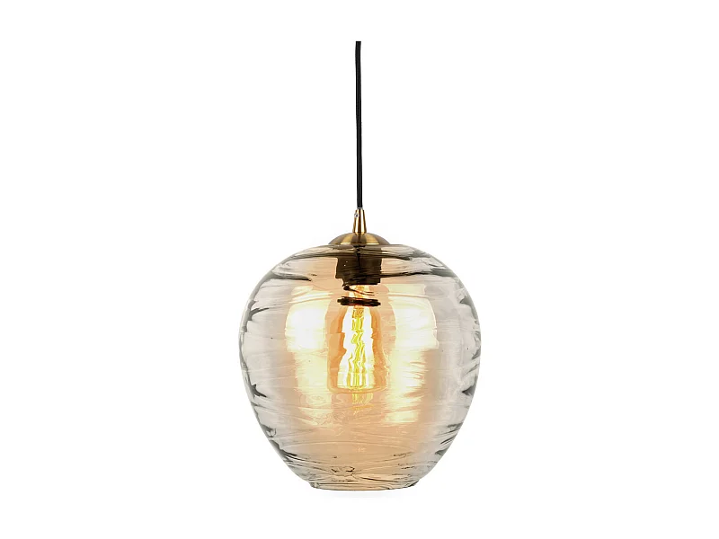 Suspension Glamour Globe - Brun ambré