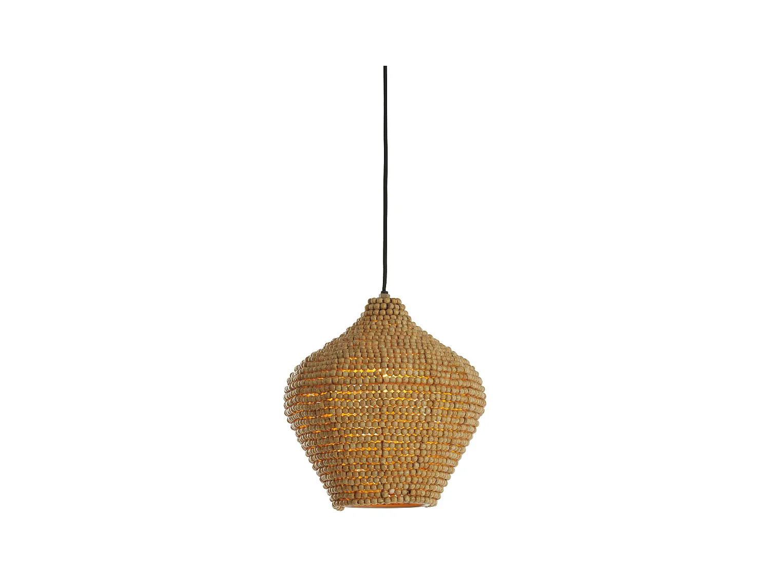 Suspension KALENGA - Ø28x30cm - Marron