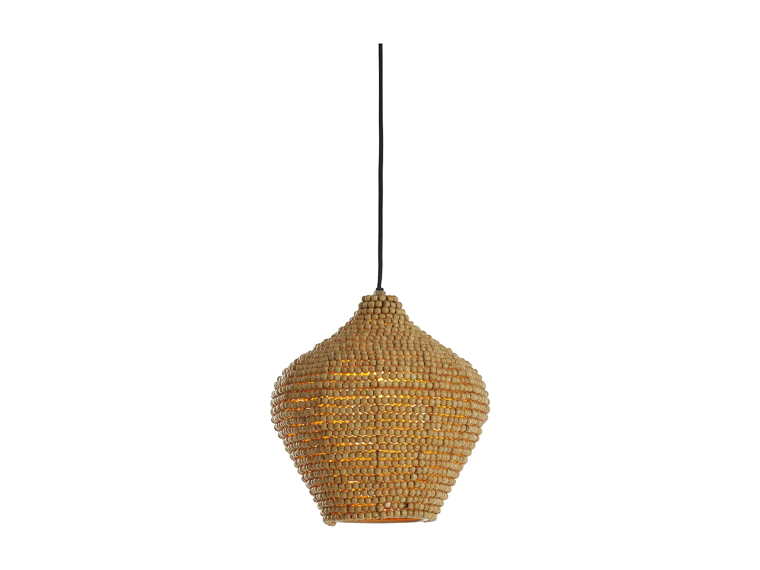 Suspension KALENGA - Ø28x30cm - Marron