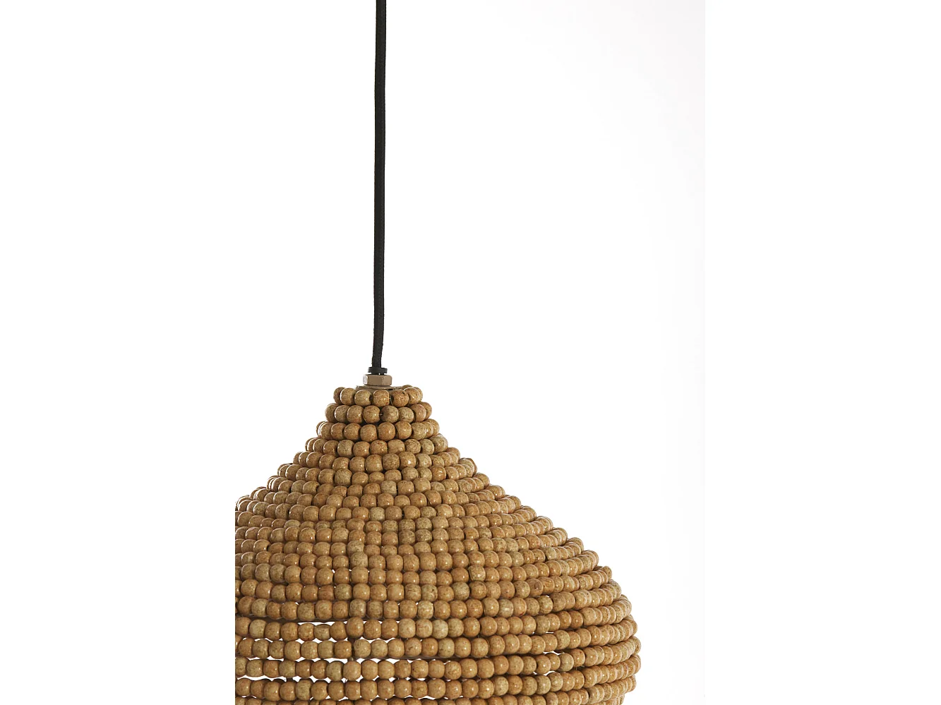 Suspension KALENGA - Ø28x30cm - Marron