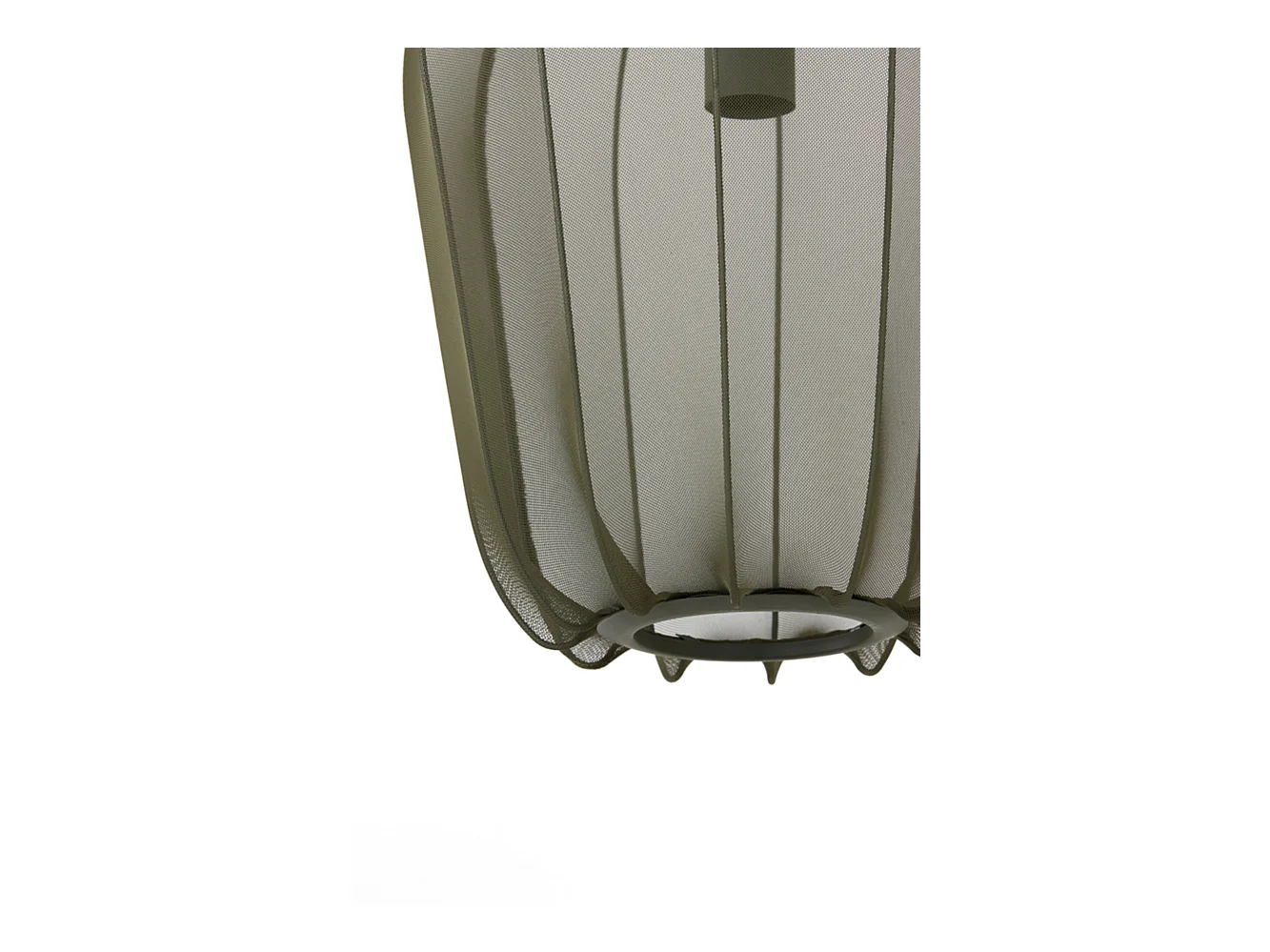 Hängelampe PLUMERIA - Ø34x40cm - Grün