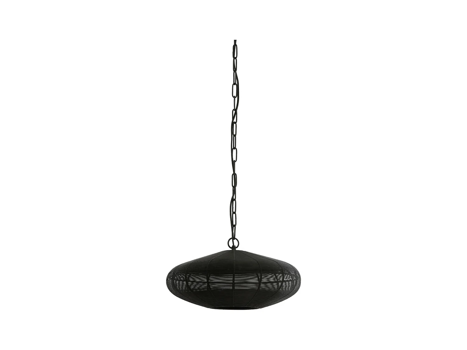 Suspension BAHOTO - Ø40x18cm - Noir