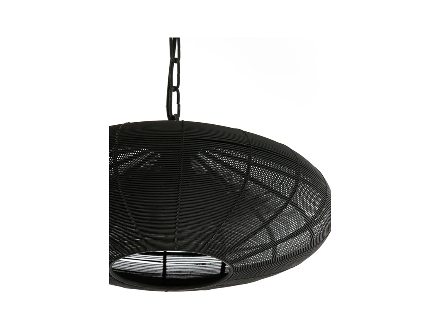 Suspension BAHOTO - Ø40x18cm - Noir