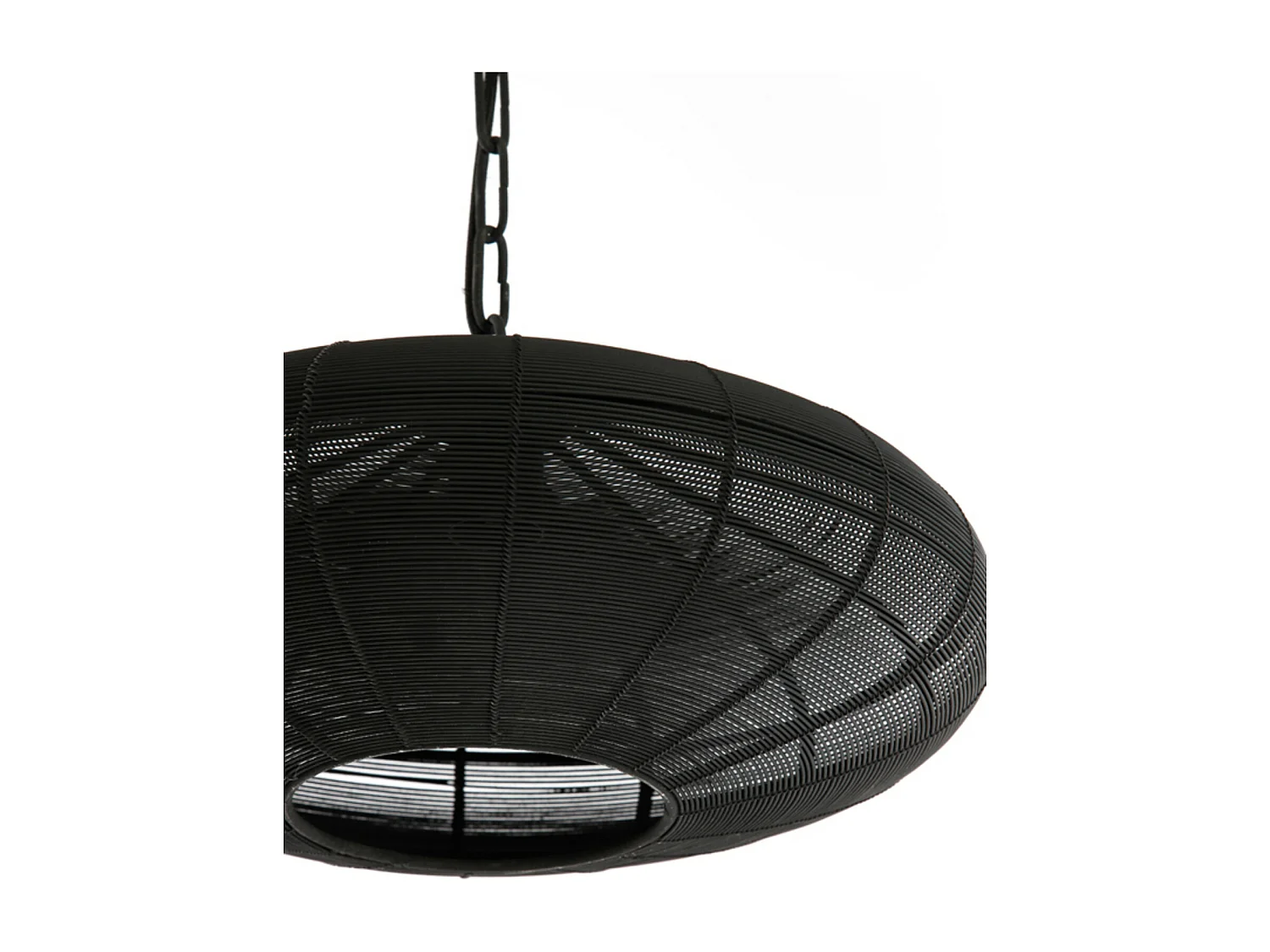 Suspension BAHOTO - Ø40x18cm - Noir