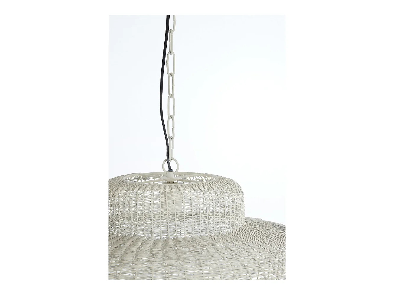 Suspension PIEDRA - Ø59x31,5cm - Blanc