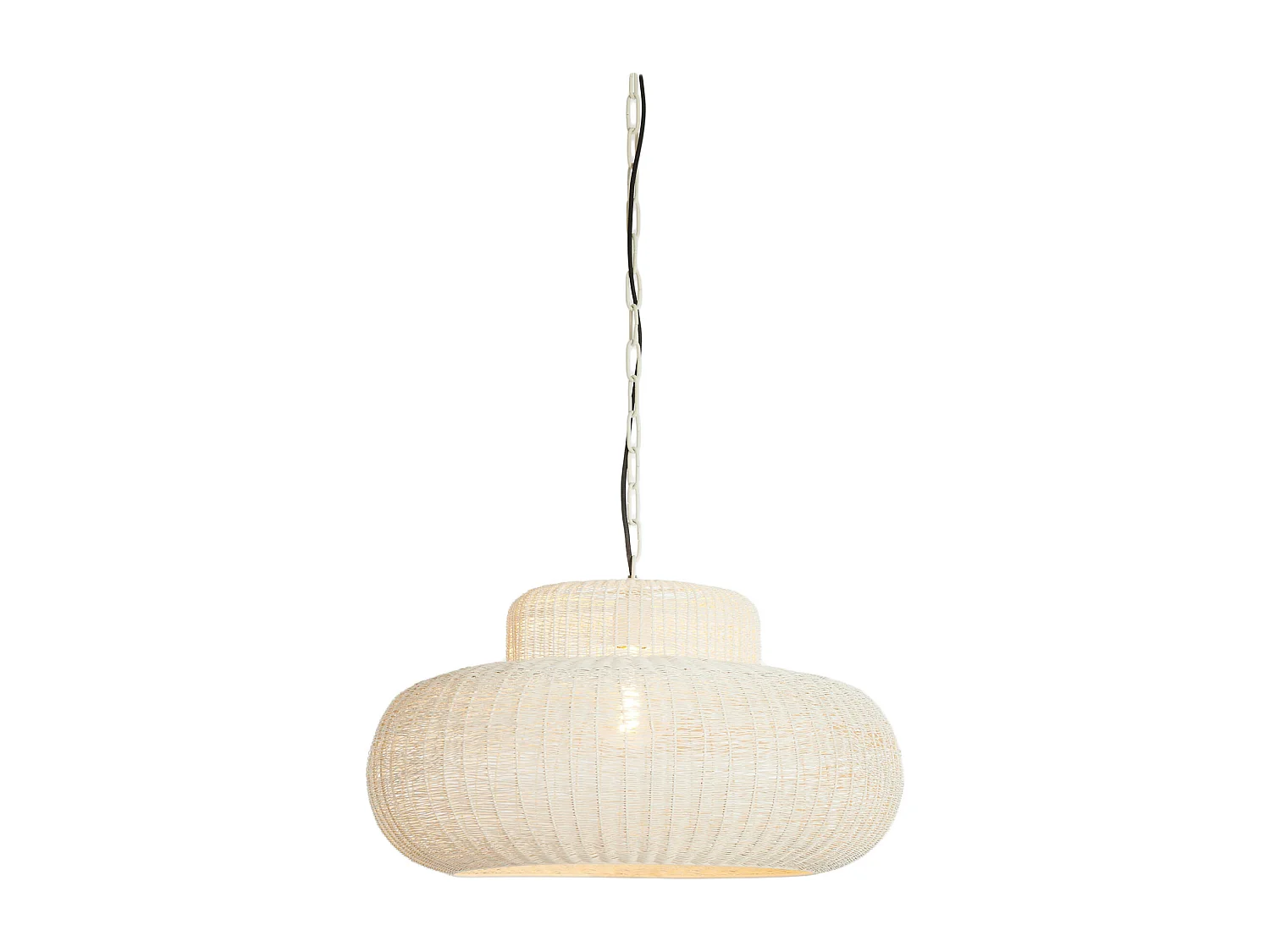 Suspension PIEDRA - Ø59x31,5cm - Blanc