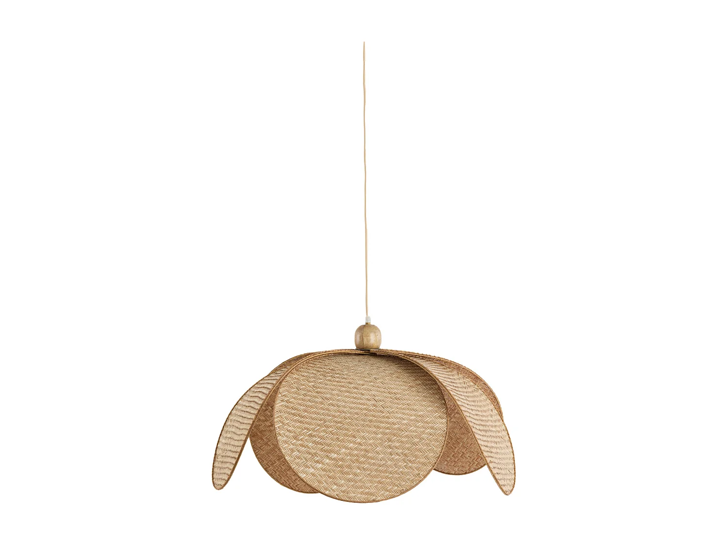 Lampe à suspension LAVRIO - Ø60,5x30,5cm - Marron