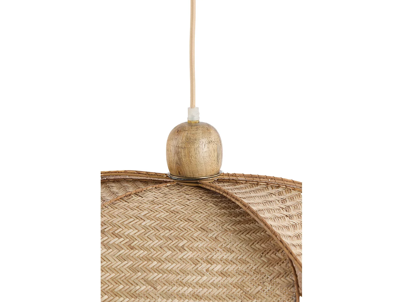 Lampe à suspension LAVRIO - Ø60,5x30,5cm - Marron