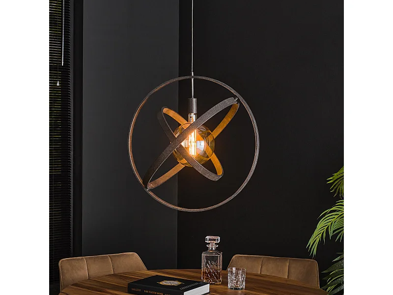 Lámpara colgante Galaxy de 1 luz - Negro ártico