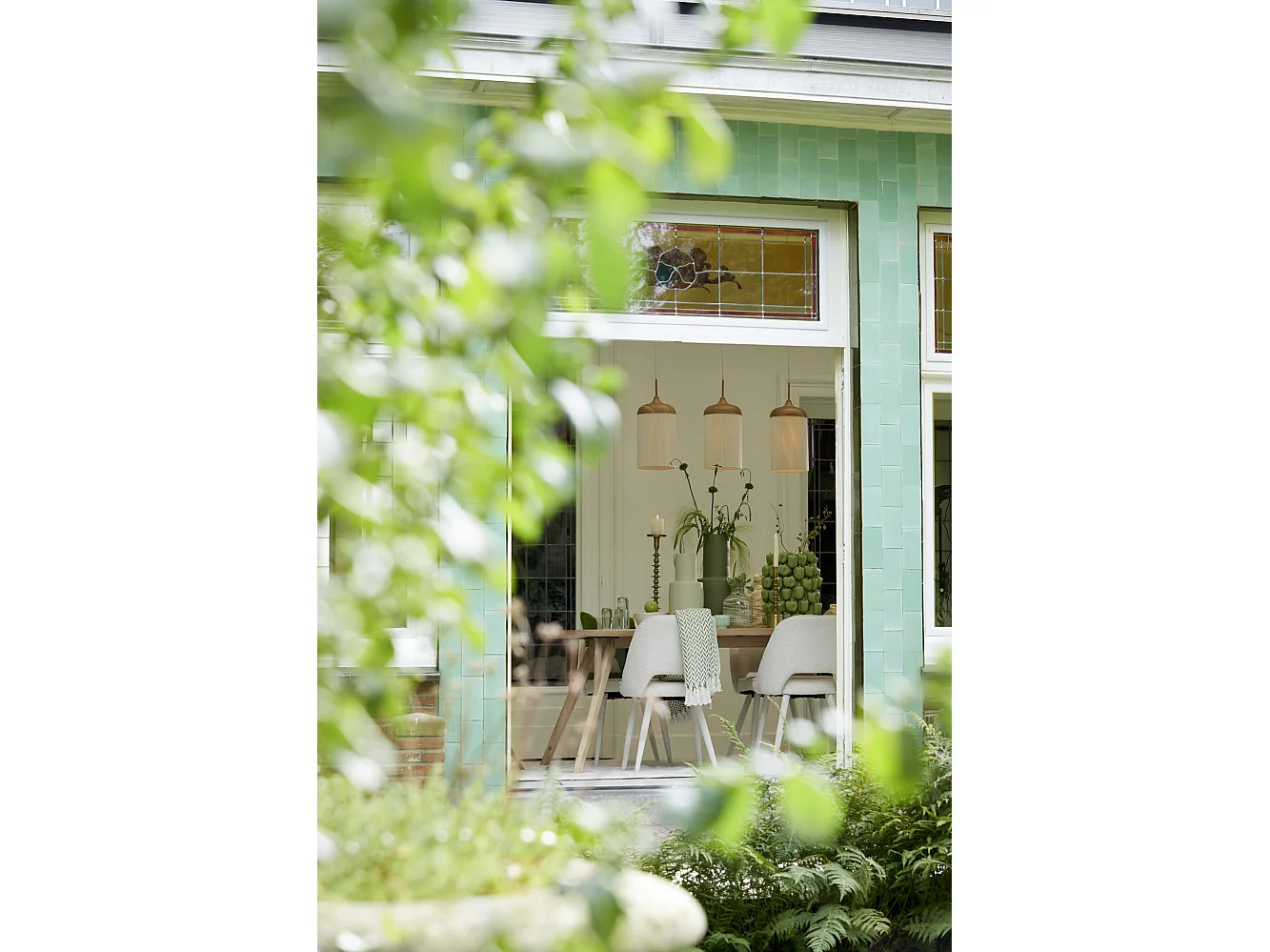 Suspension DANIA - 90x22x32cm - Marron