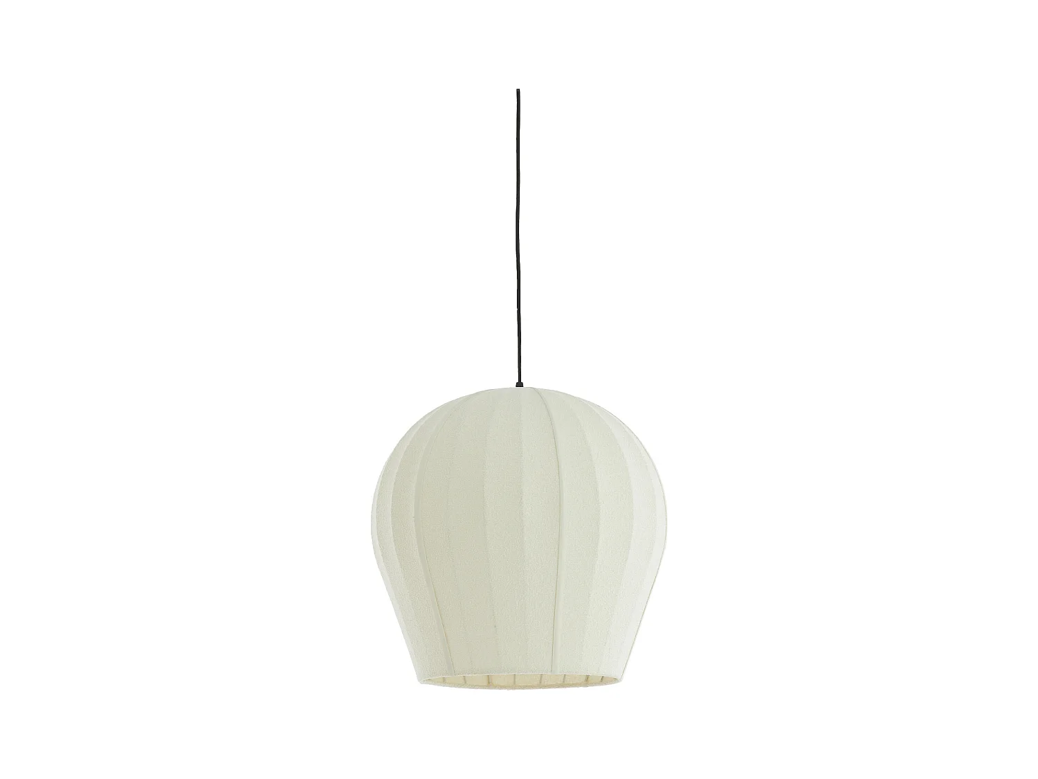 Suspension ZAGORI - Ø44x42cm - Blanc