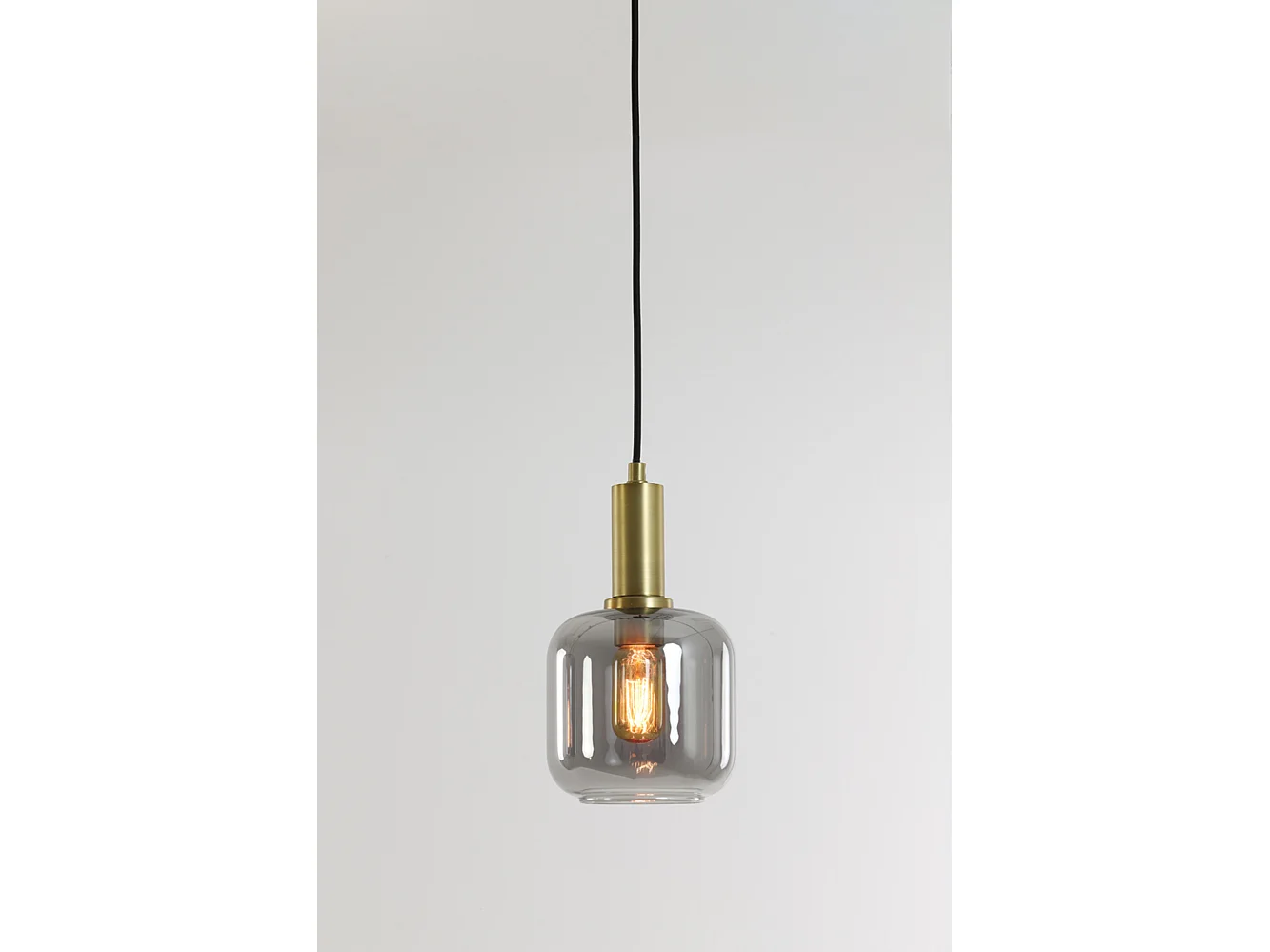 Lampe à suspension LEKAR - Ø21x37cm - Bronze