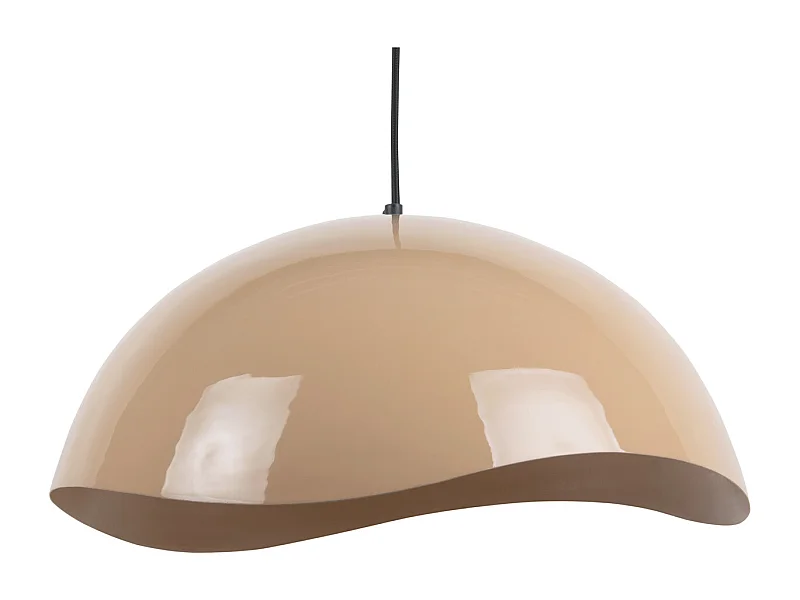 Lampe suspendue Waved Large - Marron doux
