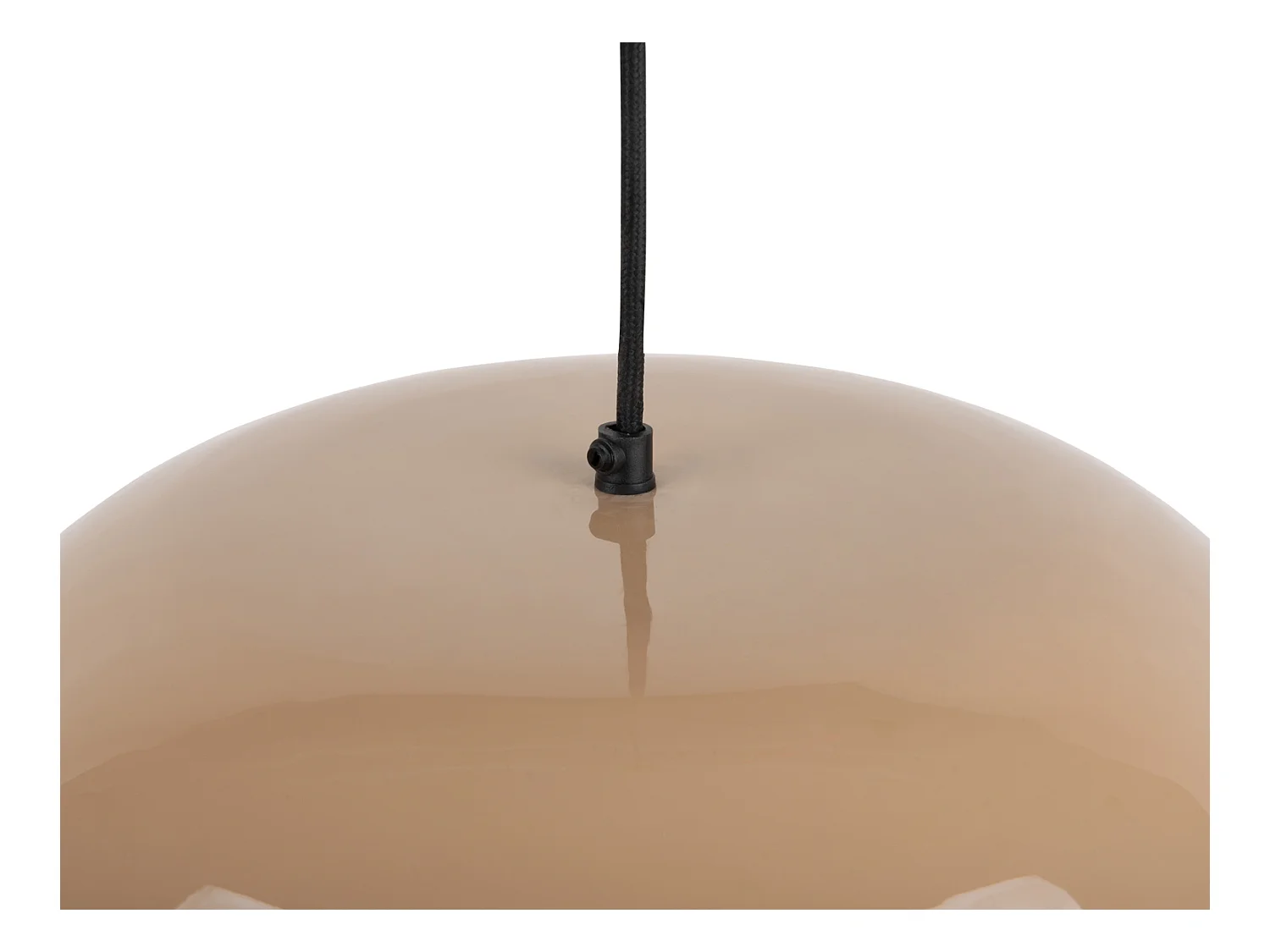 Lampe suspendue Waved Large - Marron doux