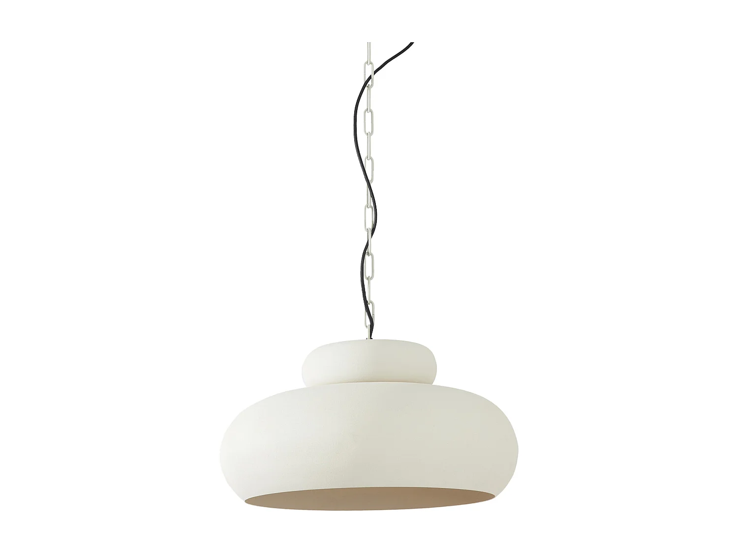 Suspension NEIVA - Ø46x30cm - Blanc