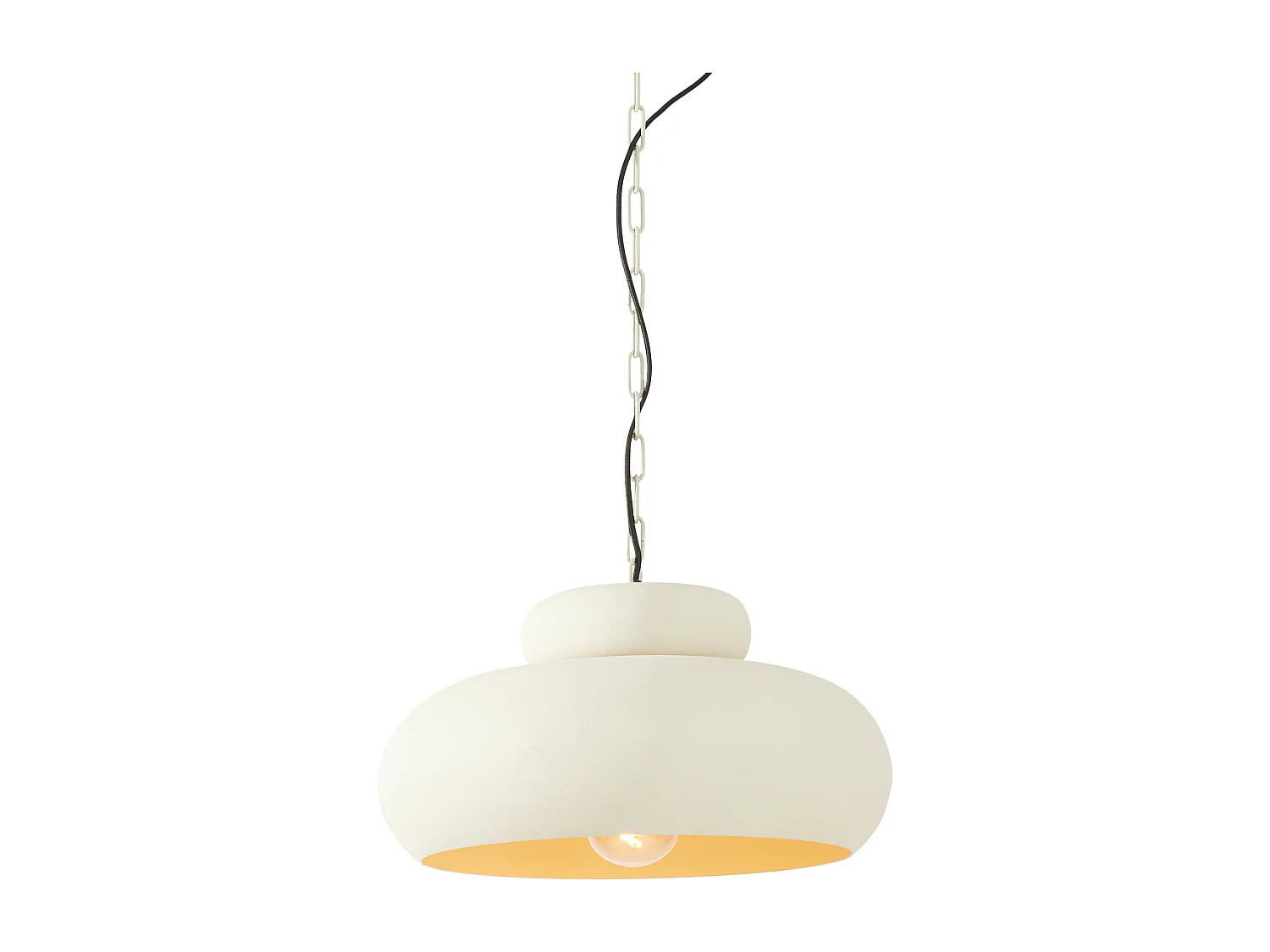 Suspension NEIVA - Ø46x30cm - Blanc