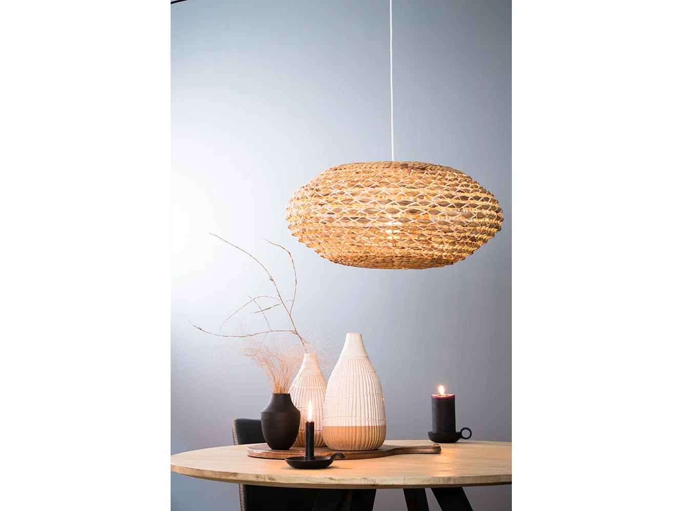 Suspension Tripoli - 42x42x47 - Blanc