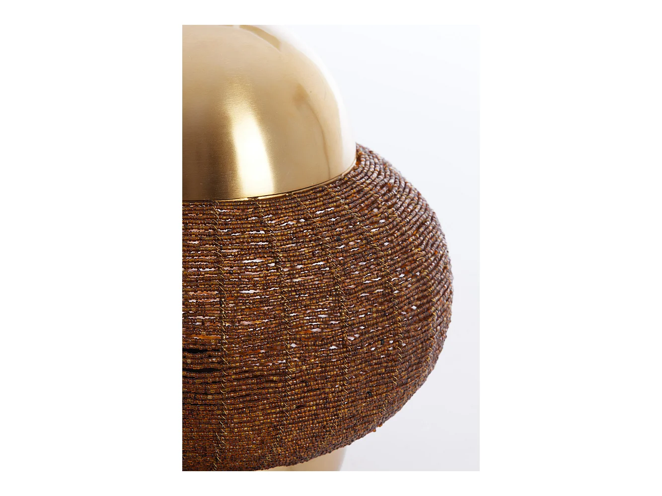 Lampe à suspension CETARA - Ø26x28cm - Marron