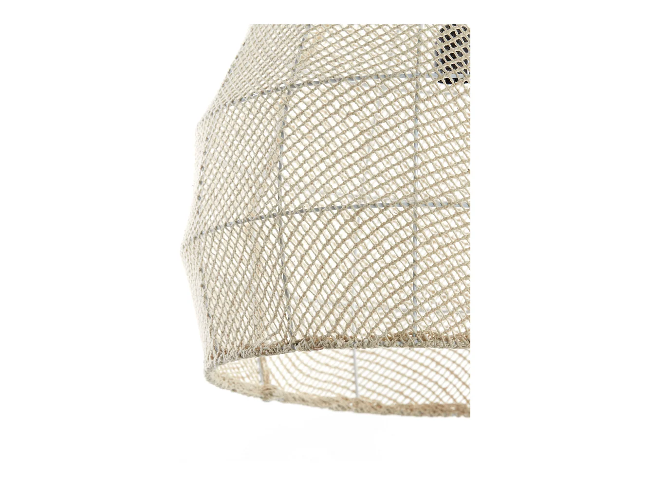 Suspension MAKASSAR - Ø50x50cm - Blanc