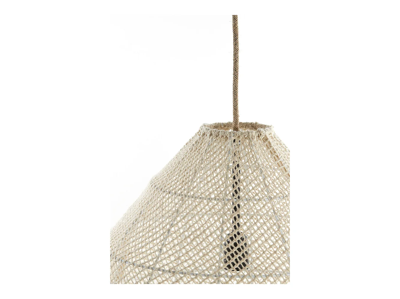 Suspension MAKASSAR - Ø50x50cm - Blanc