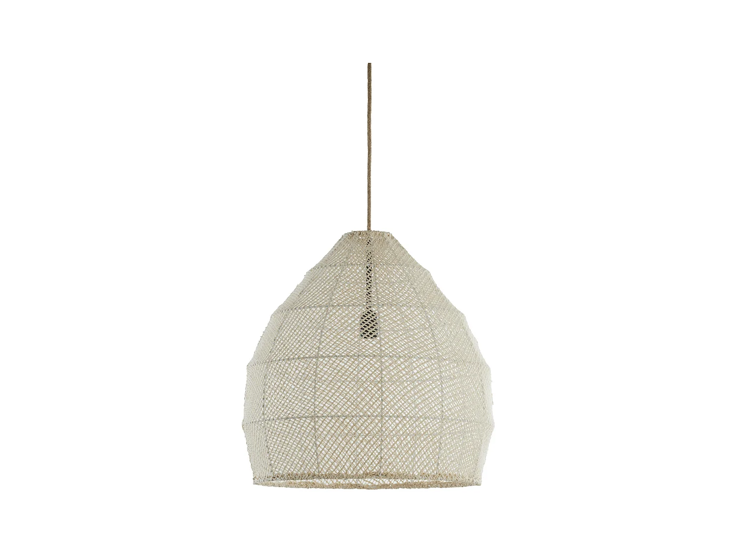 Suspension MAKASSAR - Ø50x50cm - Blanc