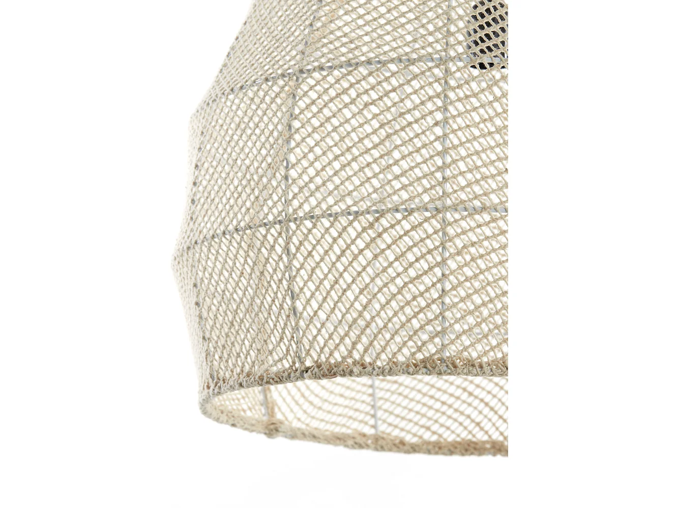 Lámpara colgante MAKASSAR - Ø50x50cm - Blanco