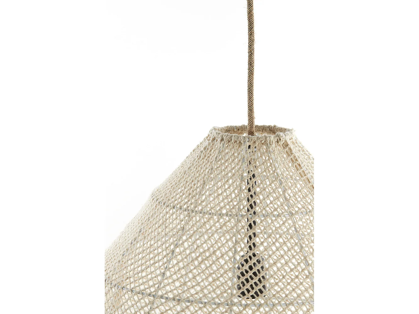 Lámpara colgante MAKASSAR - Ø50x50cm - Blanco