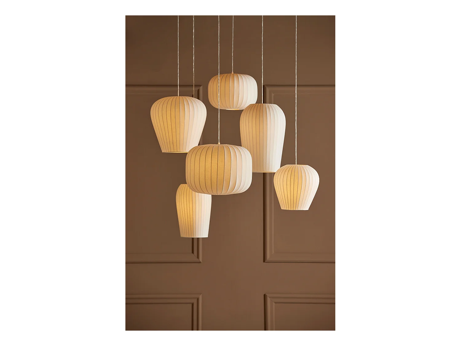 Suspension XELA - Ø30x30cm - Blanc