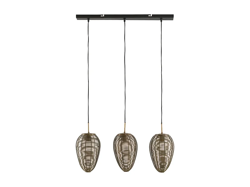 Suspension YAELLE - 80x20x33cm - Bronze