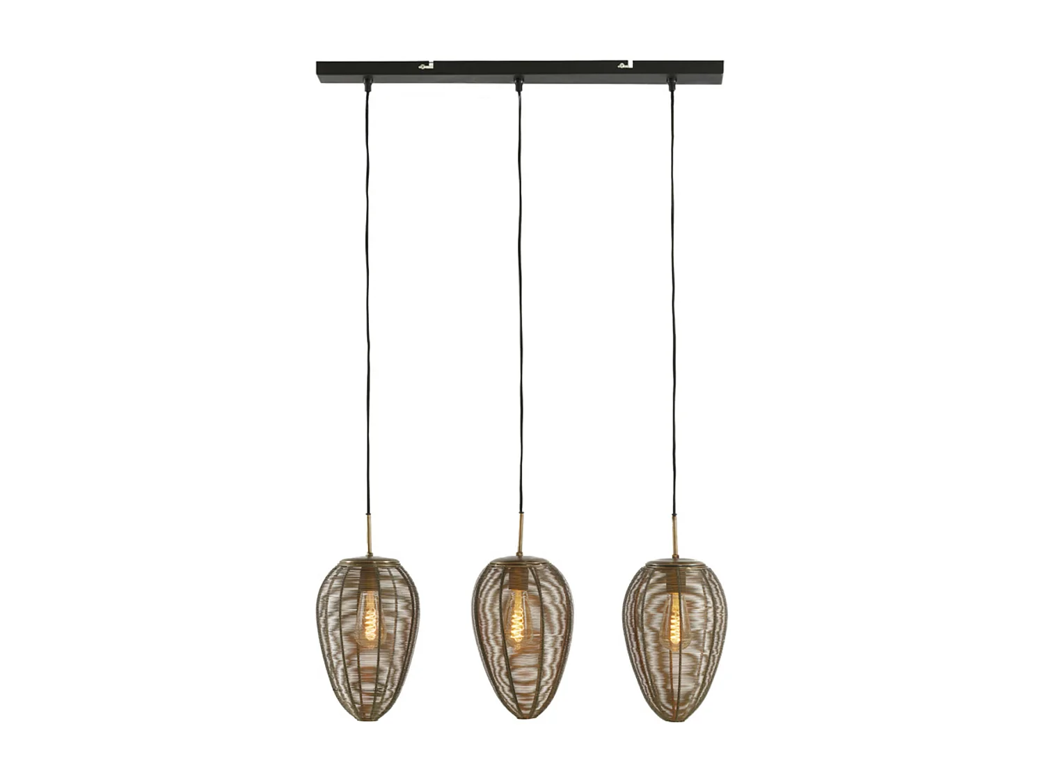 Suspension YAELLE - 80x20x33cm - Bronze