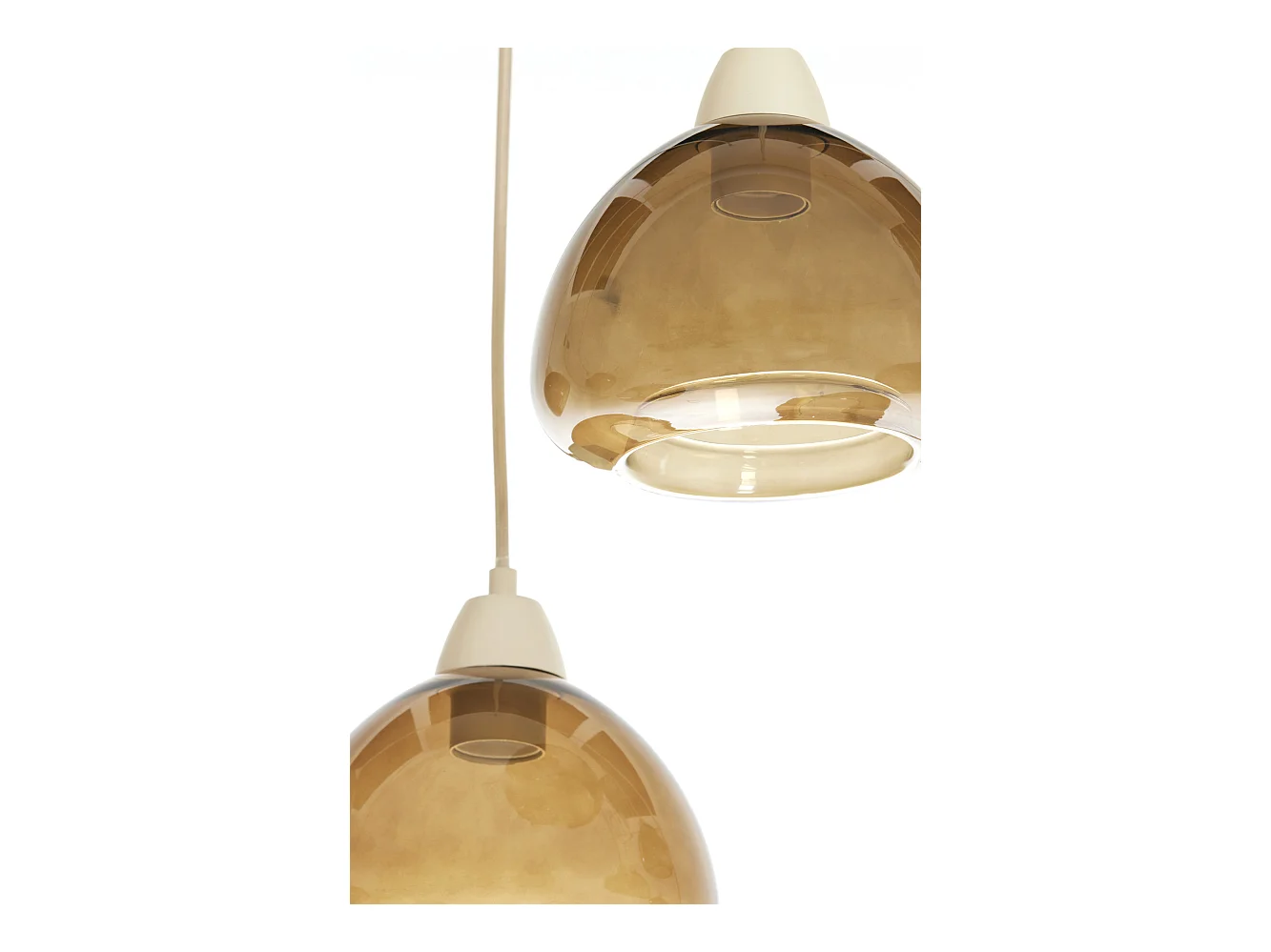 Suspension BISHO - Ø30x14cm - Marron