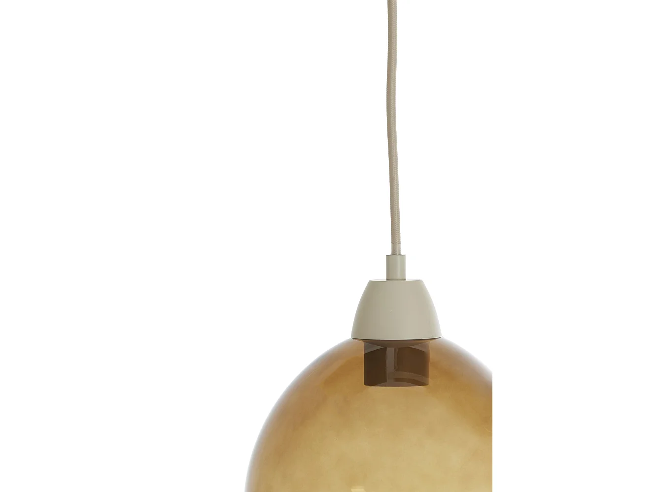 Suspension BISHO - Ø30x14cm - Marron