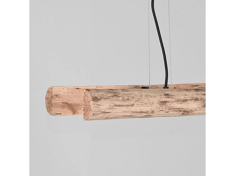 Hängelampe Woody - 100x20x150cm - Holz