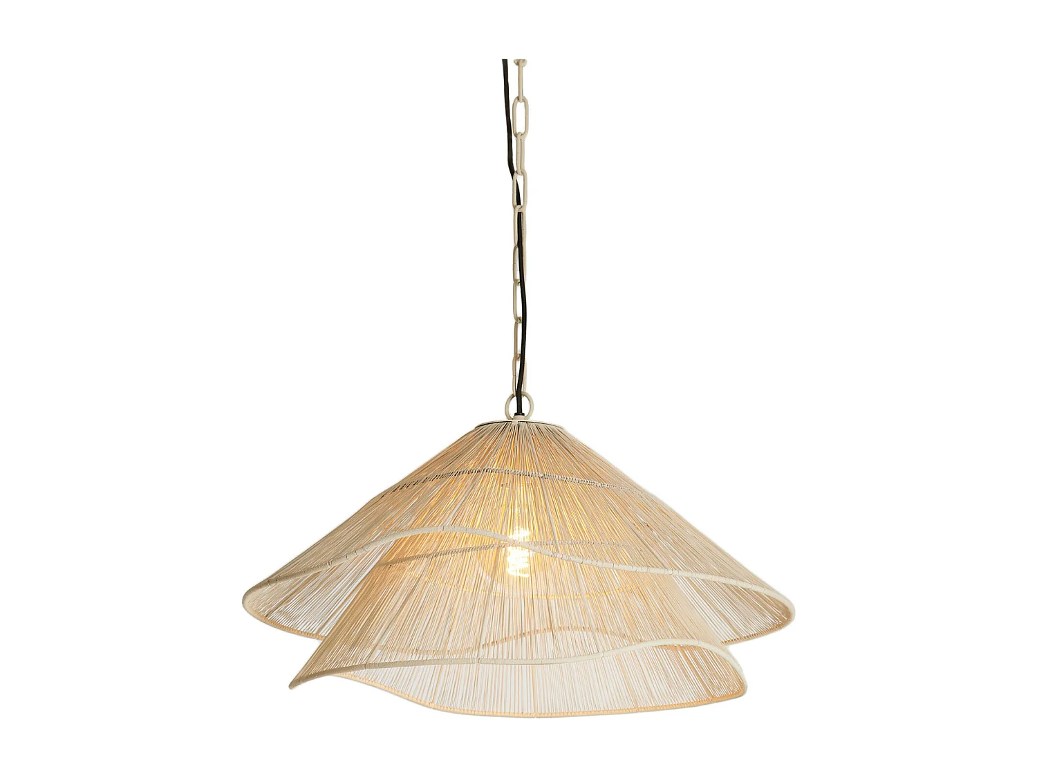 Hanglamp ALAMEDA - Ø56x31cm - Wit